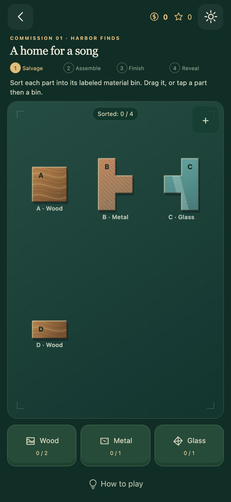 Salvage Studio on a phone screen